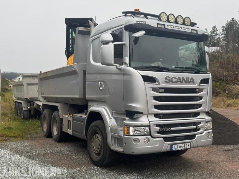 2017 Scania R730 tippbil med Maur trippelkjerre / EURO 6 / 6X4 - Tipper: picture 5 2017 Scania R730 tippbil med Maur trippelkjerre / EURO 6 / 6X4 - Tipper: picture 5