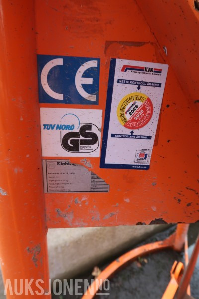 2018 Eichinger betongtobb 1000 liter / sertifisert til 03.26 - Construction equipment: picture 3 2018 Eichinger betongtobb 1000 liter / sertifisert til 03.26 - Construction equipment: picture 3