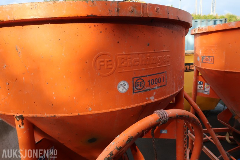 2018 Eichinger betongtobb 1000 liter / sertifisert til 03.26 - Construction equipment: picture 2 2018 Eichinger betongtobb 1000 liter / sertifisert til 03.26 - Construction equipment: picture 2