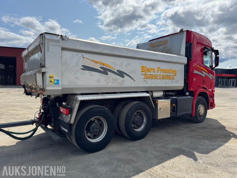 Tipper 2018 Scania R580 GODT UTSTYRT TIPPBIL MED 3 AKSLET HENGER: picture 6