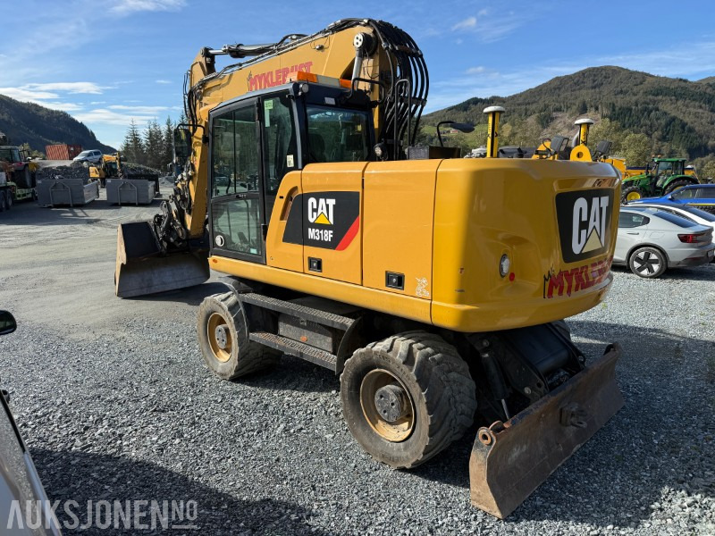 2018 Velholdt Cat M318F Hjulgraver med OilQuick Rotortilt, 9577 timer - Excavator: picture 4 2018 Velholdt Cat M318F Hjulgraver med OilQuick Rotortilt, 9577 timer - Excavator: picture 4
