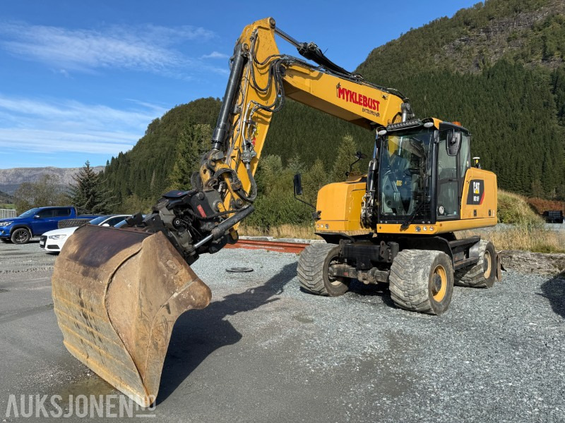 2018 Velholdt Cat M318F Hjulgraver med OilQuick Rotortilt, 9577 timer - Excavator: picture 2 2018 Velholdt Cat M318F Hjulgraver med OilQuick Rotortilt, 9577 timer - Excavator: picture 2