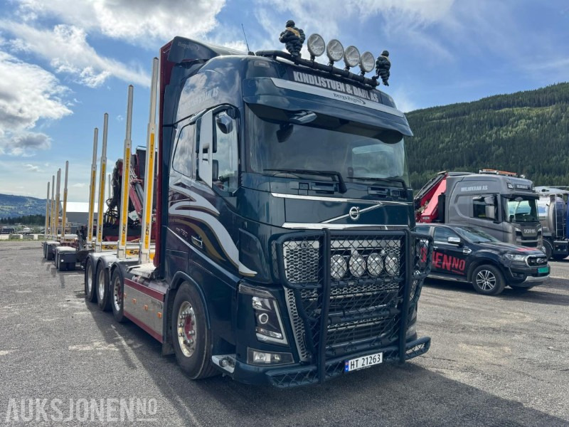 2018 Volvo FH16 8X4 Euro6 komplett tømmerbil med kran og henger. - Timber truck: picture 3 2018 Volvo FH16 8X4 Euro6 komplett tømmerbil med kran og henger. - Timber truck: picture 3