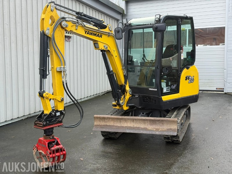 2021 Yanmar SV26 – HK S40 - Kun 352 timer / 2 skuffer / tømmerklo - Mini excavator: picture 1 2021 Yanmar SV26 – HK S40 - Kun 352 timer / 2 skuffer / tømmerklo - Mini excavator: picture 1