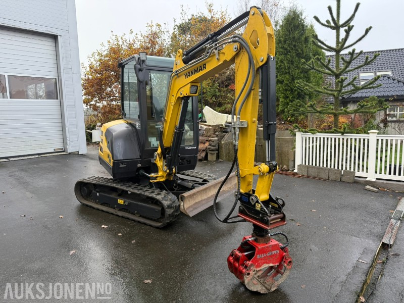 2021 Yanmar SV26 – HK S40 - Kun 352 timer / 2 skuffer / tømmerklo - Mini excavator: picture 3 2021 Yanmar SV26 – HK S40 - Kun 352 timer / 2 skuffer / tømmerklo - Mini excavator: picture 3