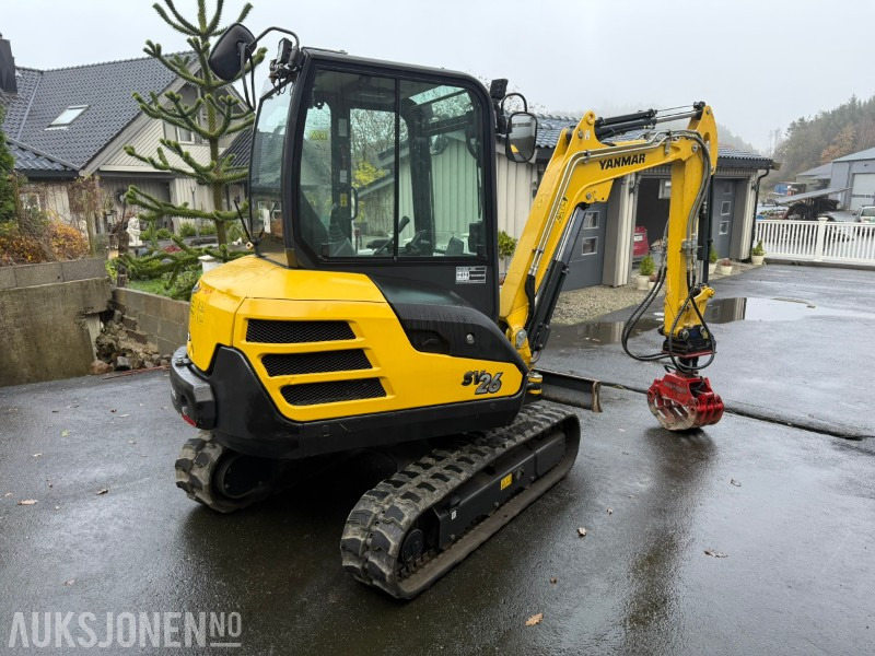 2021 Yanmar SV26 – HK S40 - Kun 352 timer / 2 skuffer / tømmerklo - Mini excavator: picture 4 2021 Yanmar SV26 – HK S40 - Kun 352 timer / 2 skuffer / tømmerklo - Mini excavator: picture 4