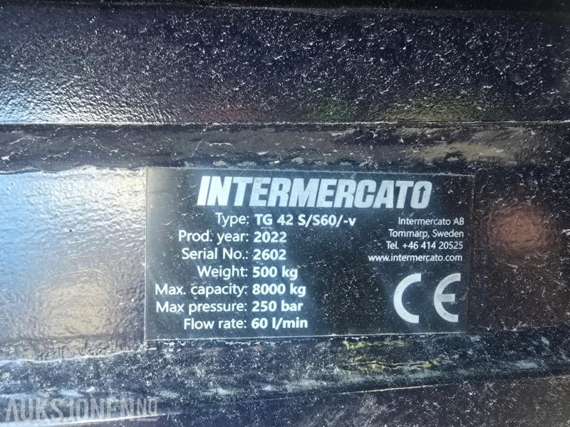 2022 Intermercato TG 42S - Attachment for Construction machinery: picture 3 2022 Intermercato TG 42S - Attachment for Construction machinery: picture 3