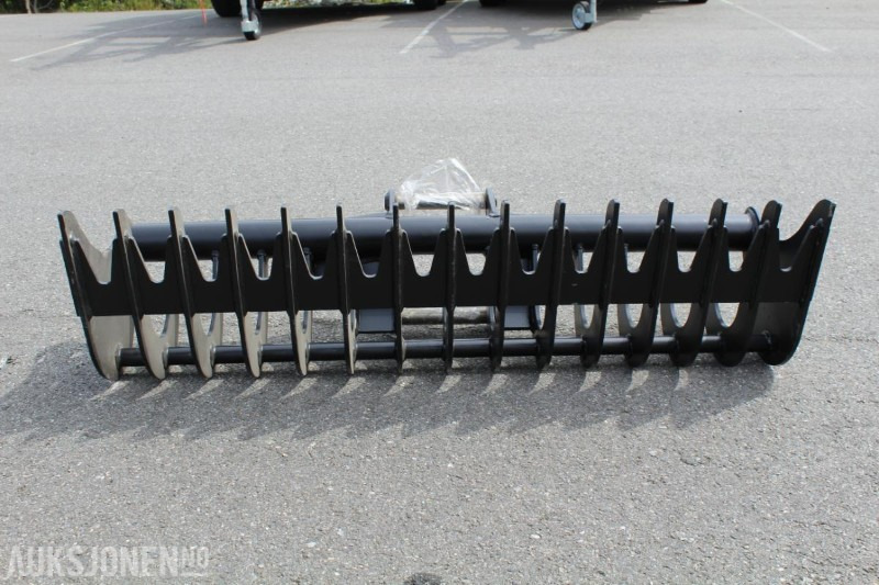 Rake for 1 til 2 tonn maskin - 1200 mm - S30 - Attachment for Construction machinery: picture 3 Rake for 1 til 2 tonn maskin - 1200 mm - S30 - Attachment for Construction machinery: picture 3
