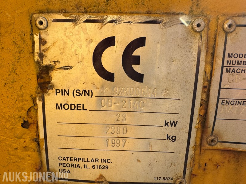 Cat CB-2140 C vals on lease Cat CB-2140 C vals: picture 13