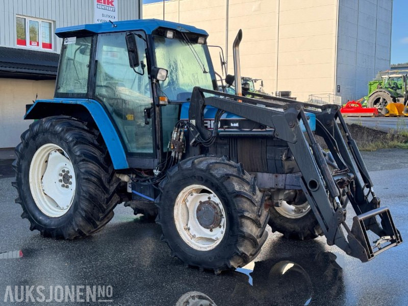 Farm tractor Ford 6640 SLE traktor / Trima frontlaster: picture 7