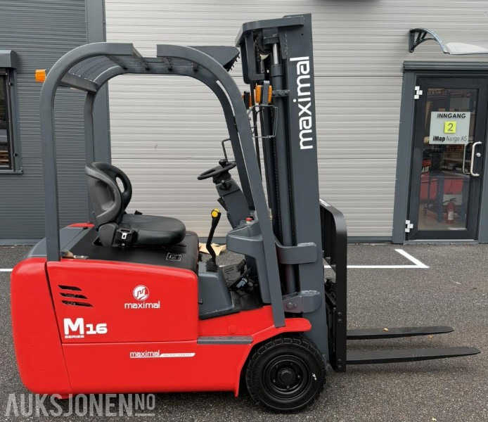 2016 Maximal FB16S-MHJZ elektrisk truck med Triplex friløftmast og sideskift - Material handling equipment: picture 1 2016 Maximal FB16S-MHJZ elektrisk truck med Triplex friløftmast og sideskift - Material handling equipment: picture 1