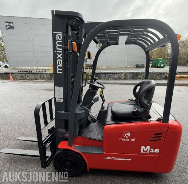 2016 Maximal FB16S-MHJZ elektrisk truck med Triplex friløftmast og sideskift - Material handling equipment: picture 4 2016 Maximal FB16S-MHJZ elektrisk truck med Triplex friløftmast og sideskift - Material handling equipment: picture 4