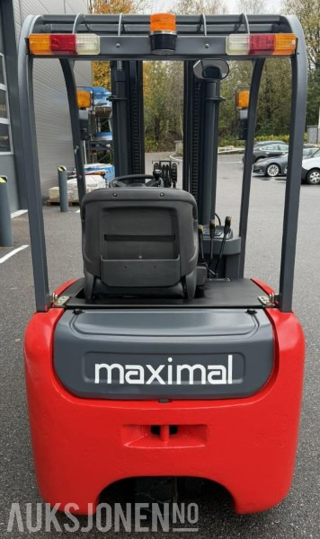 2016 Maximal FB16S-MHJZ elektrisk truck med Triplex friløftmast og sideskift - Material handling equipment: picture 3 2016 Maximal FB16S-MHJZ elektrisk truck med Triplex friløftmast og sideskift - Material handling equipment: picture 3