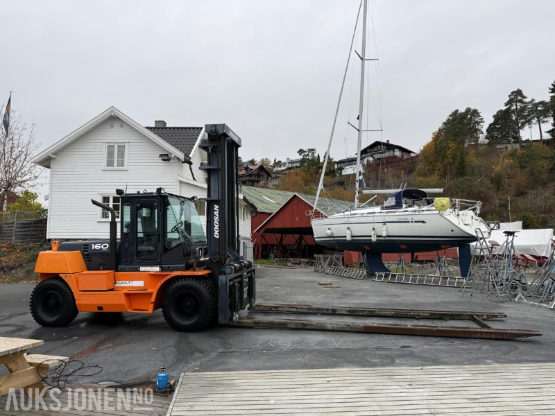 Material handling equipment Doosan D160S-5 - 867 timer - Ny godkjenning- gaffel forlengere: picture 7 Material handling equipment Doosan D160S-5 - 867 timer - Ny godkjenning- gaffel forlengere: picture 7