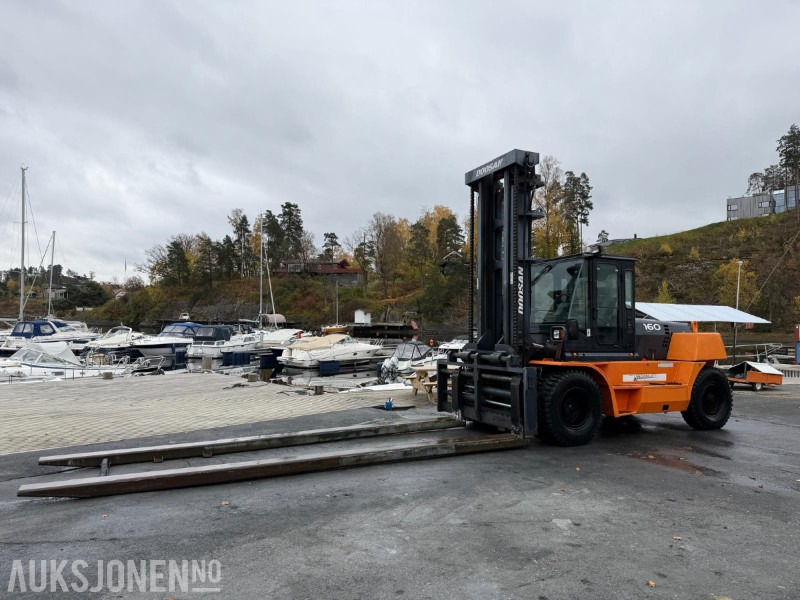 Doosan D160S-5 - 867 timer - Ny godkjenning- gaffel forlengere - Material handling equipment: picture 1 Doosan D160S-5 - 867 timer - Ny godkjenning- gaffel forlengere - Material handling equipment: picture 1