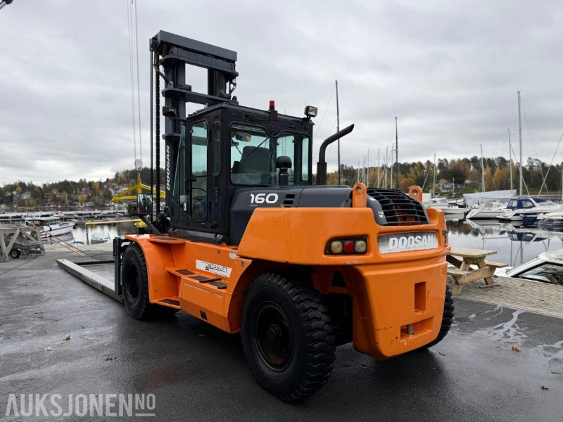 Material handling equipment Doosan D160S-5 - 867 timer - Ny godkjenning- gaffel forlengere: picture 11 Material handling equipment Doosan D160S-5 - 867 timer - Ny godkjenning- gaffel forlengere: picture 11