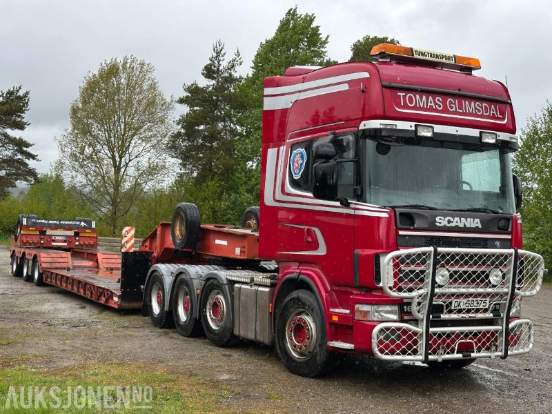 Trailer 2009 Trail King TK154HED lavboy-henger - 4akslet maskinhenger med vse styring: picture 8