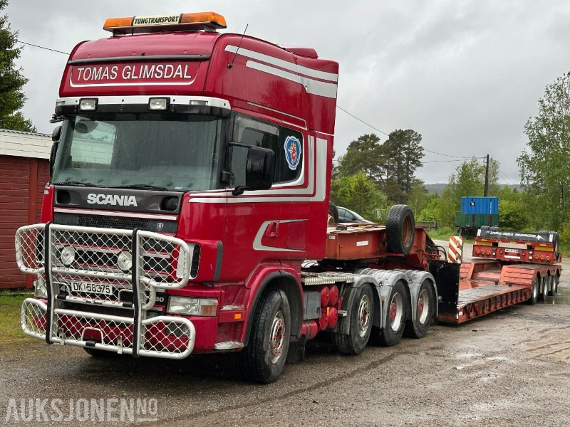 Trailer 2009 Trail King TK154HED lavboy-henger - 4akslet maskinhenger med vse styring: picture 9