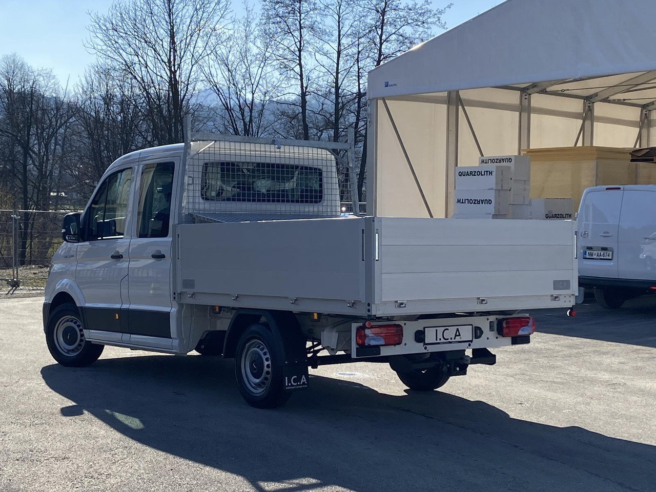Flatbed van MAN TGE 3.180 DOKA 1+6 3640MM | OFFENE PRITSCHE + ALU KOFFER AUF DER PRITSCHE: picture 24 Flatbed van MAN TGE 3.180 DOKA 1+6 3640MM | OFFENE PRITSCHE + ALU KOFFER AUF DER PRITSCHE: picture 24