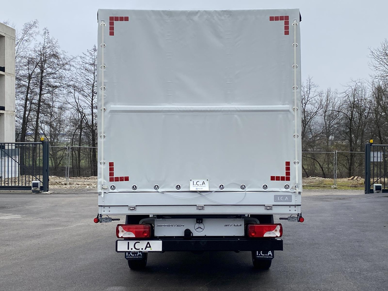 New Curtain side van MERCEDES BENZ SPRINTER 317 CDI 170PS 1+2 PRITSCHE PLANE 4100MM: picture 10
