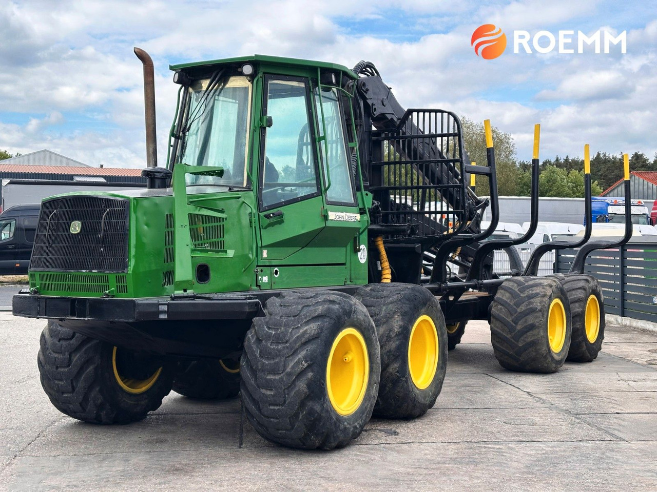 John Deere 1110 D*KRAN CF572 10 Meter - Forwarder: picture 1 John Deere 1110 D*KRAN CF572 10 Meter - Forwarder: picture 1