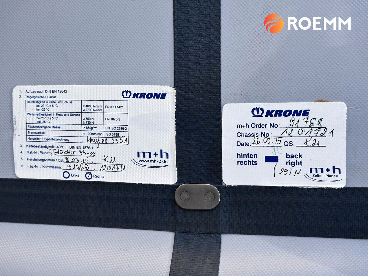 Curtainsider semi-trailer Krone ProfiLiner*XL*Lift*BPW*ADR*Getränk*Edscha*Pallet: picture 22