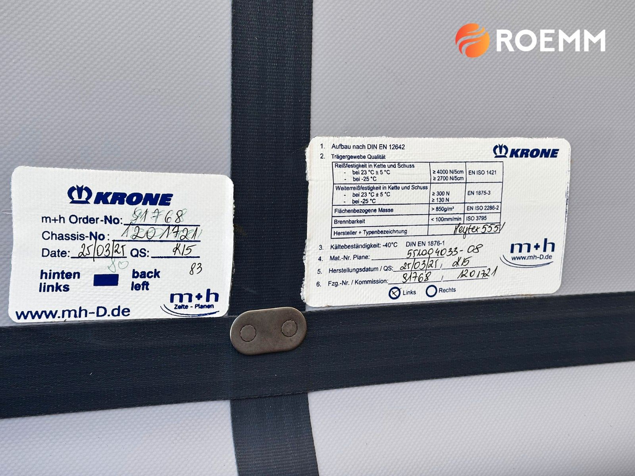 Curtainsider semi-trailer Krone ProfiLiner*XL*Lift*BPW*ADR*Getränk*Edscha*Pallet: picture 21
