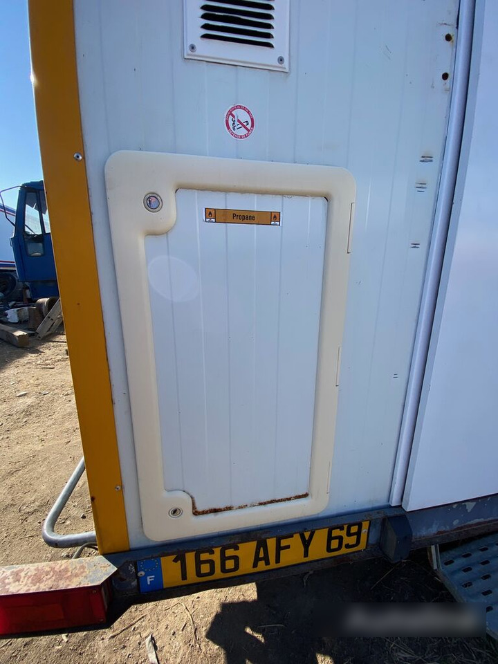 Closed box trailer, Construction container Trailor Remorca Auto Santier : Bucatarie + WC + depozit: picture 13