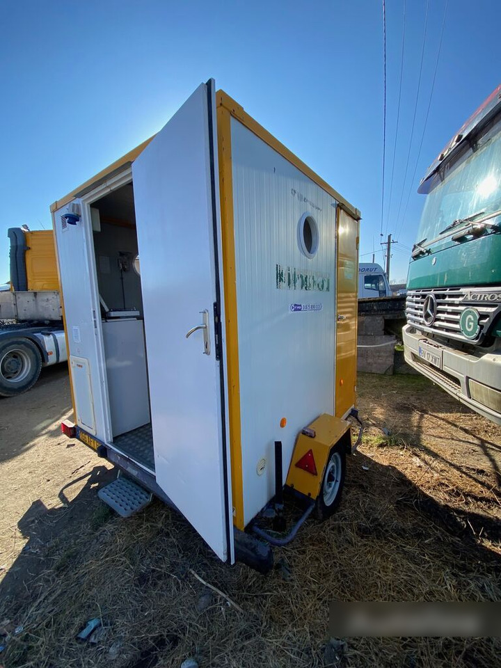 Closed box trailer, Construction container Trailor Remorca Auto Santier : Bucatarie + WC + depozit: picture 9