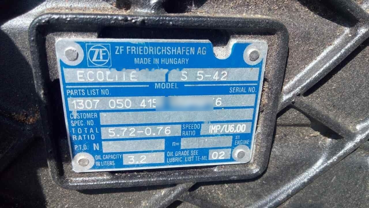 ZF S5-42 MAN - Gearbox for Truck: picture 2 ZF S5-42 MAN - Gearbox for Truck: picture 2