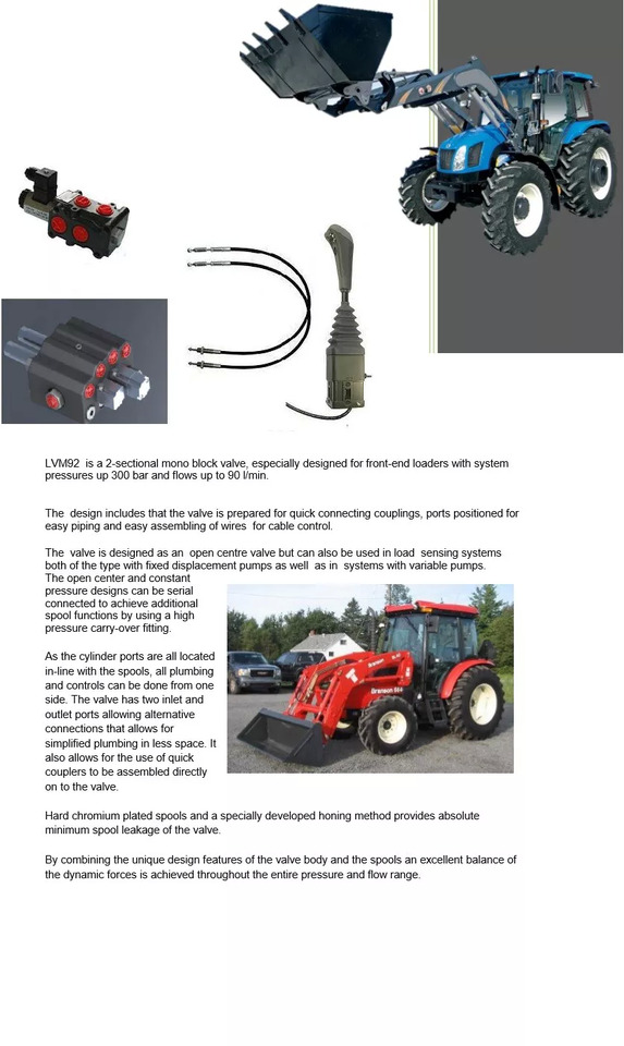 New Front loader for tractor for Front loader for tractor Akon LVM92 Case IH, International Harvester, John Deere, Kubota: picture 10