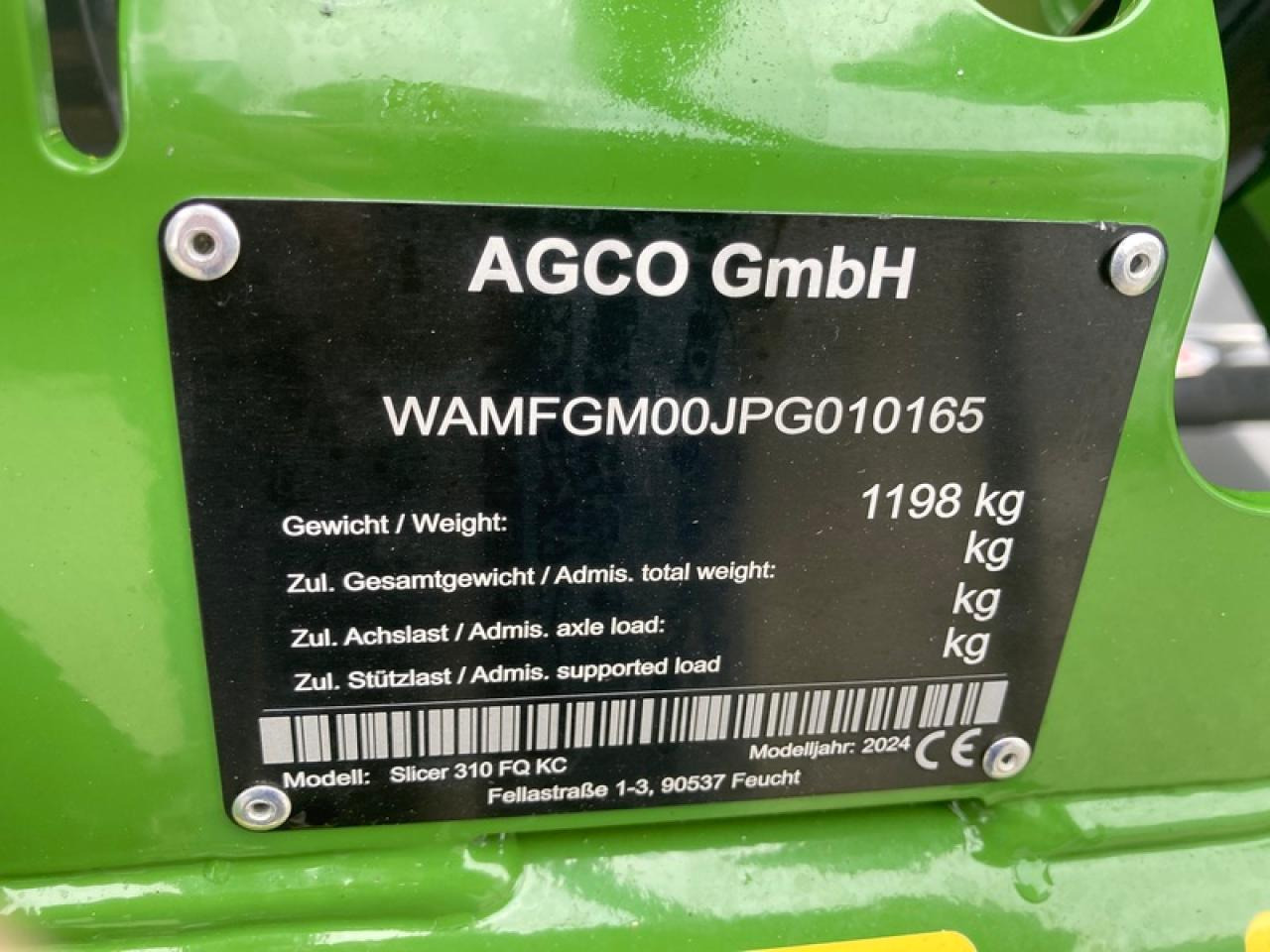 Fendt SLICER 310F - Mower: picture 5 Fendt SLICER 310F - Mower: picture 5