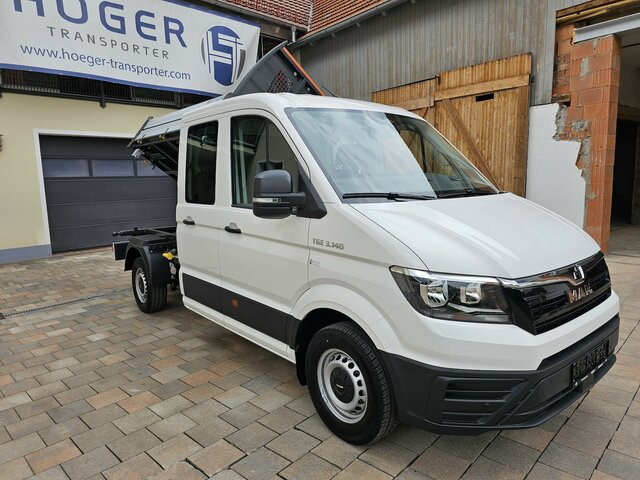 New Tipper van, Combi van MAN TGE 3.140 Doka L3 Dreiseitenkipper Facelift: picture 36