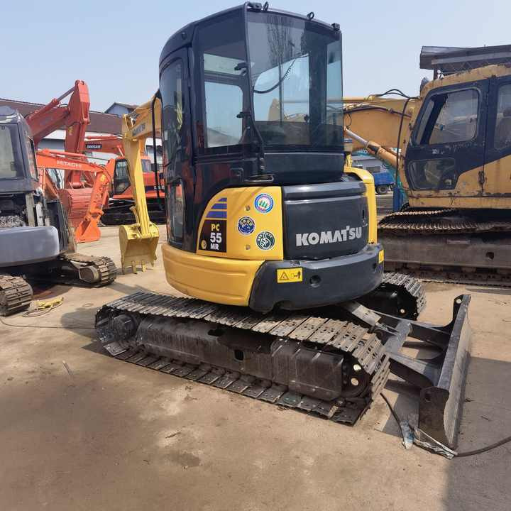 Mini excavator Second hand excavators Komatsu mini excavator PC55MR digger PC35 PC55 PC65 used excavator for sale: picture 6