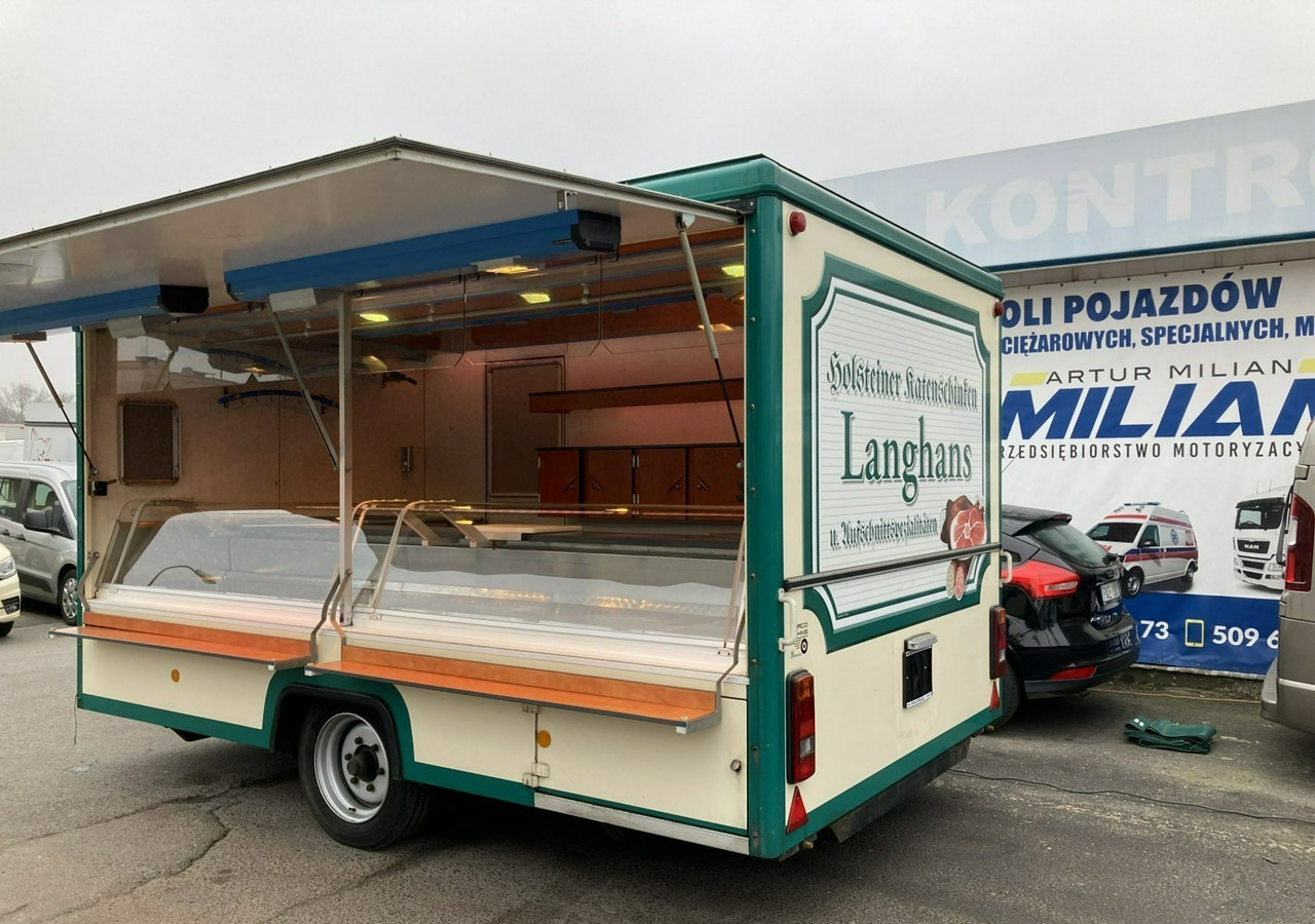 Vending trailer Inna Inny Autosklep wędlin Gastronomiczna food truck foodtruck sklep bar: picture 19