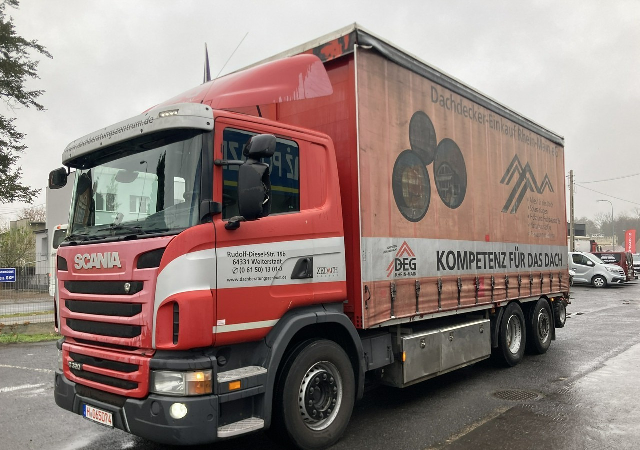 Inna Inny Scania G320 Wózek PALFINGER Firanka Plandeka plandeka Moffett - Curtainsider truck: picture 2 Inna Inny Scania G320 Wózek PALFINGER Firanka Plandeka plandeka Moffett - Curtainsider truck: picture 2