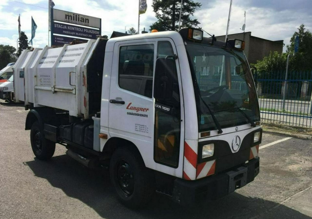 Garbage truck Inna Inny Unimog UX100 Śmieciarka wywrotka prasa: picture 9