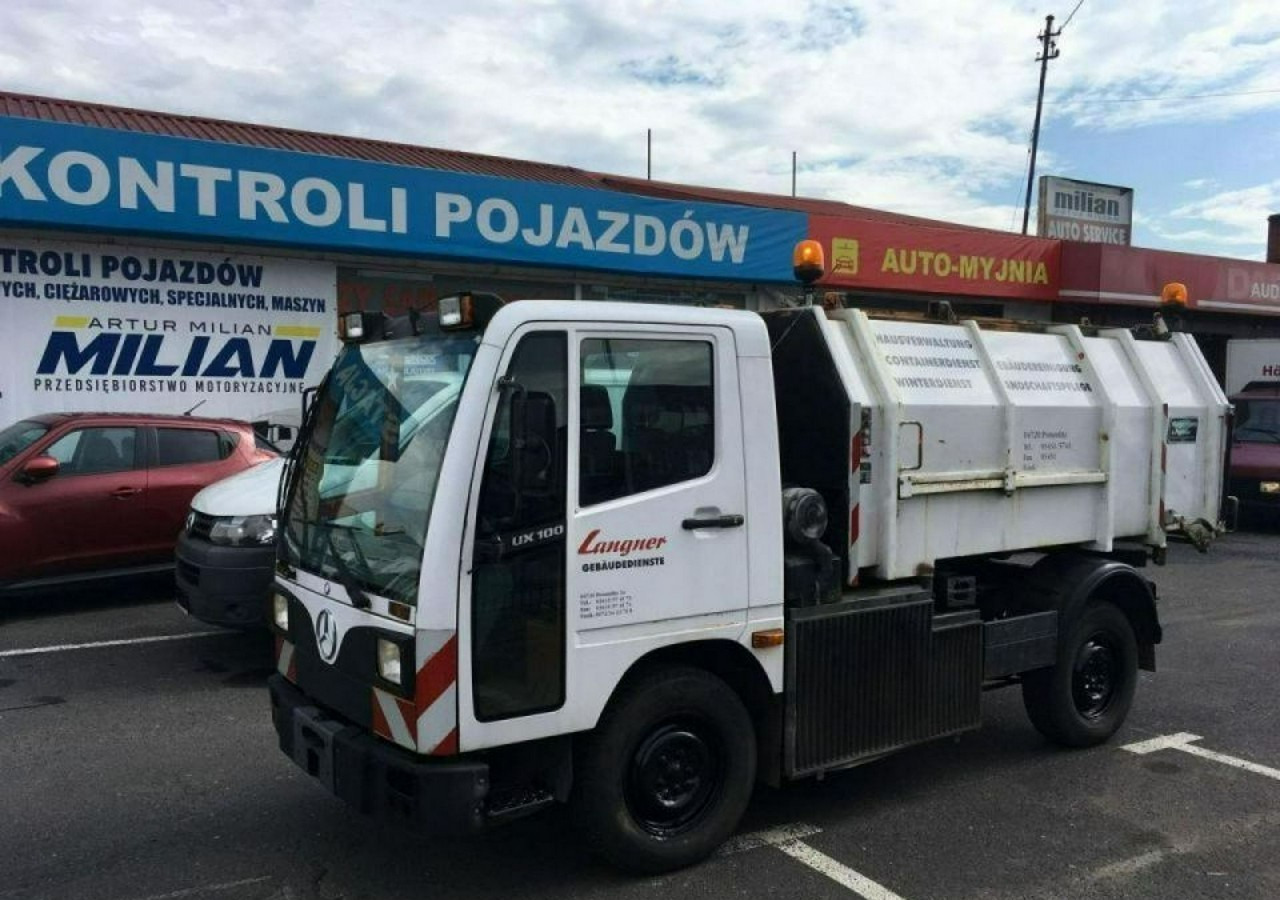 Garbage truck Inna Inny Unimog UX100 Śmieciarka wywrotka prasa: picture 15
