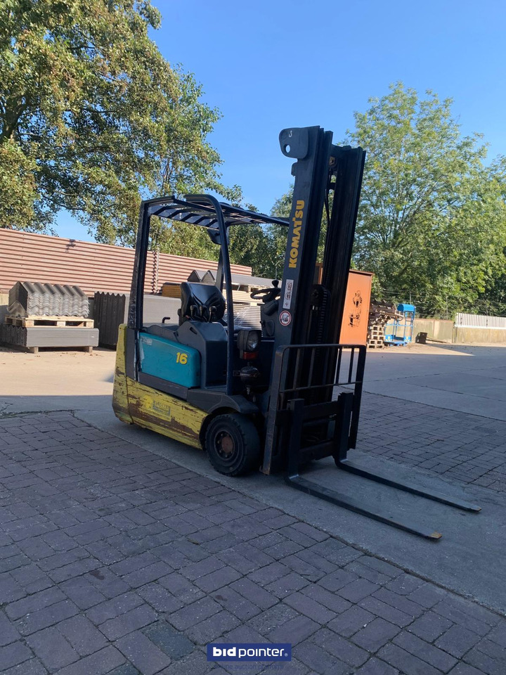 Electric forklift Heftruck elektrisch - 3 wiel - 1600kg! Freelift! Komatsu FB16 - 5.5 mtr. Sideshift!: picture 8
