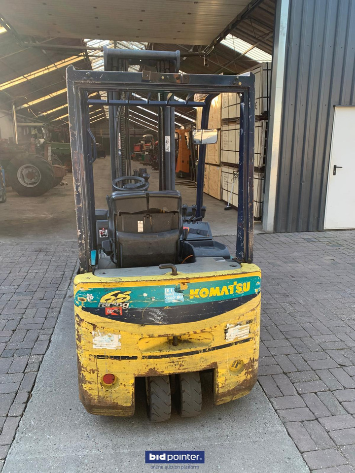 Electric forklift Heftruck elektrisch - 3 wiel - 1600kg! Freelift! Komatsu FB16 - 5.5 mtr. Sideshift!: picture 14