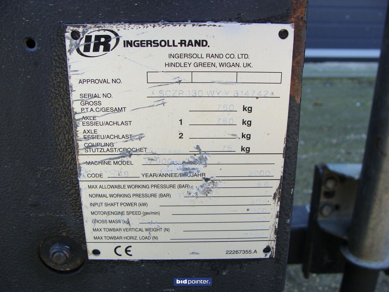 Air compressor INGERSOLL RAND: picture 11 Air compressor INGERSOLL RAND: picture 11