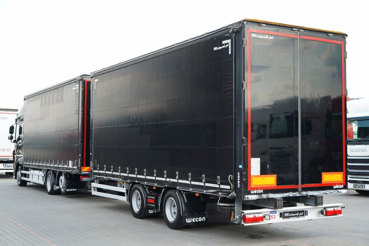 DAF XF 480 / ZESTAW TANDEM / 120 M3 / PRZEJAZDOWY / - Curtainsider truck: picture 2 DAF XF 480 / ZESTAW TANDEM / 120 M3 / PRZEJAZDOWY / - Curtainsider truck: picture 2
