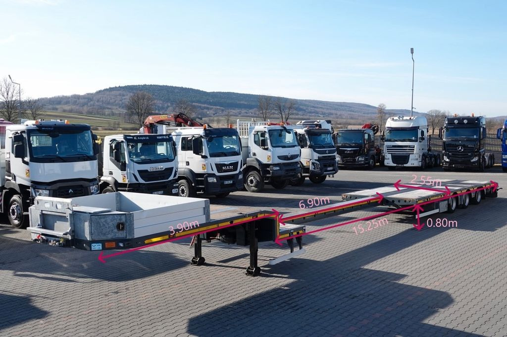 Emtech NACZEPA LAWETA / NISKOPODWOZIE / ROZCIĄGANA / DŁ Emtech NACZEPA LAWETA / NISKOPODWOZIE / ROZCIĄGANA / DŁ - Low loader semi-trailer: picture 2 Emtech NACZEPA LAWETA / NISKOPODWOZIE / ROZCIĄGANA / DŁ Emtech NACZEPA LAWETA / NISKOPODWOZIE / ROZCIĄGANA / DŁ - Low loader semi-trailer: picture 2