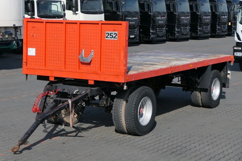 Hüffermann CODER / PRZYCZEPA DO BUDOWLANKI / Długość : 6 M - Dropside/ Flatbed trailer: picture 1 Hüffermann CODER / PRZYCZEPA DO BUDOWLANKI / Długość : 6 M - Dropside/ Flatbed trailer: picture 1