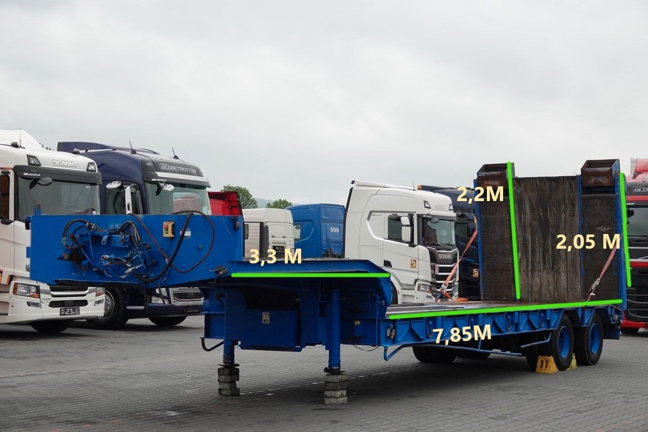 Kaiser LAWETA NISKOPODWOZIOWA / NAJAZDY HYDRAULICZNE / - Low loader semi-trailer: picture 2 Kaiser LAWETA NISKOPODWOZIOWA / NAJAZDY HYDRAULICZNE / - Low loader semi-trailer: picture 2