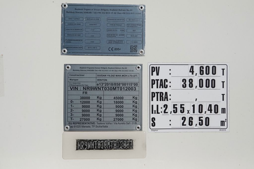 Silo semi-trailer Legras CEMENTONACZEPA /  3 KOMORY / 38  000 L / SILOS Legras CEMENTONACZEPA /  3 KOMORY / 38  000 L / SILOS: picture 20