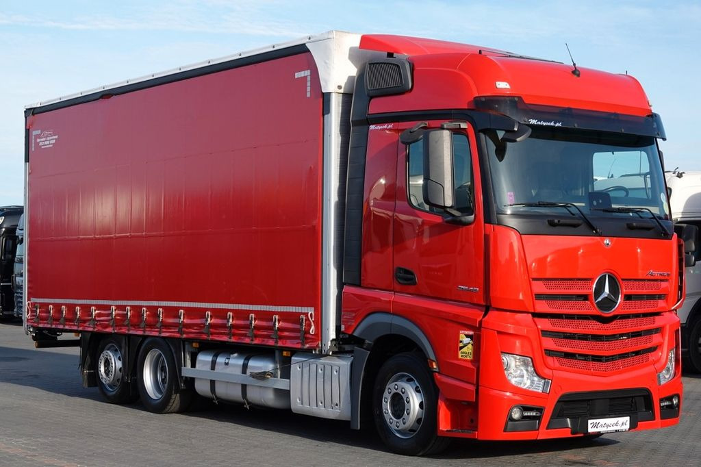 Mercedes-Benz ACTROS 25 480 / FIRANKA- 7,4 m / PODNOSZONY DACH - Curtainsider truck: picture 4 Mercedes-Benz ACTROS 25 480 / FIRANKA- 7,4 m / PODNOSZONY DACH - Curtainsider truck: picture 4