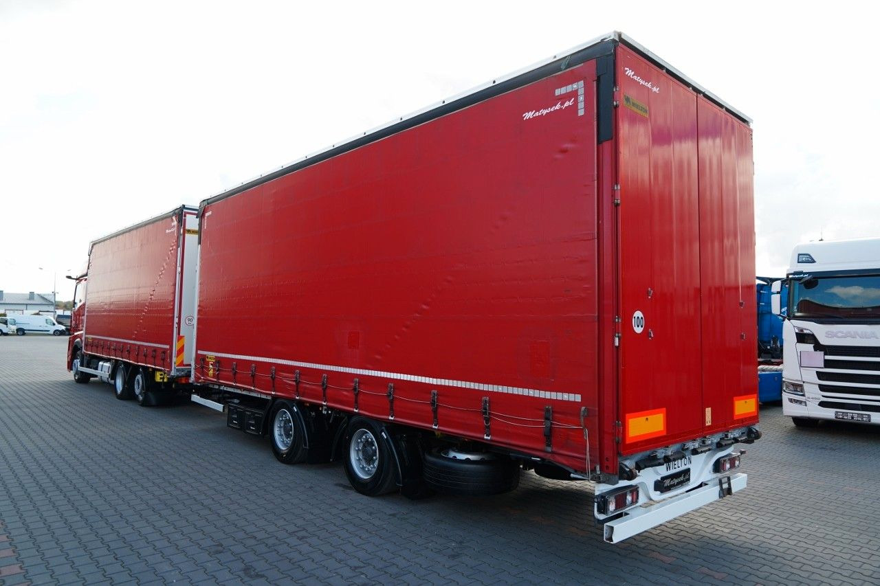 Mercedes-Benz ACTROS 2545 / ZESTAW TANDEM 120 M3 / PRZEJAZDOW - Curtainsider truck: picture 3 Mercedes-Benz ACTROS 2545 / ZESTAW TANDEM 120 M3 / PRZEJAZDOW - Curtainsider truck: picture 3
