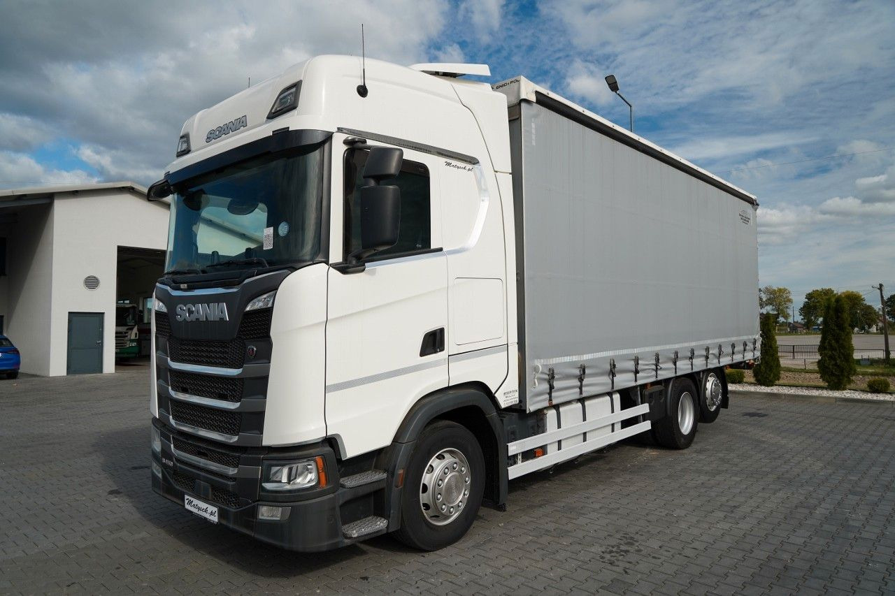 Scania S 450 / SOLÓWKA / 6X2 / OŚ PODNOSZONA / 2019 / - Curtainsider truck: picture 3 Scania S 450 / SOLÓWKA / 6X2 / OŚ PODNOSZONA / 2019 / - Curtainsider truck: picture 3