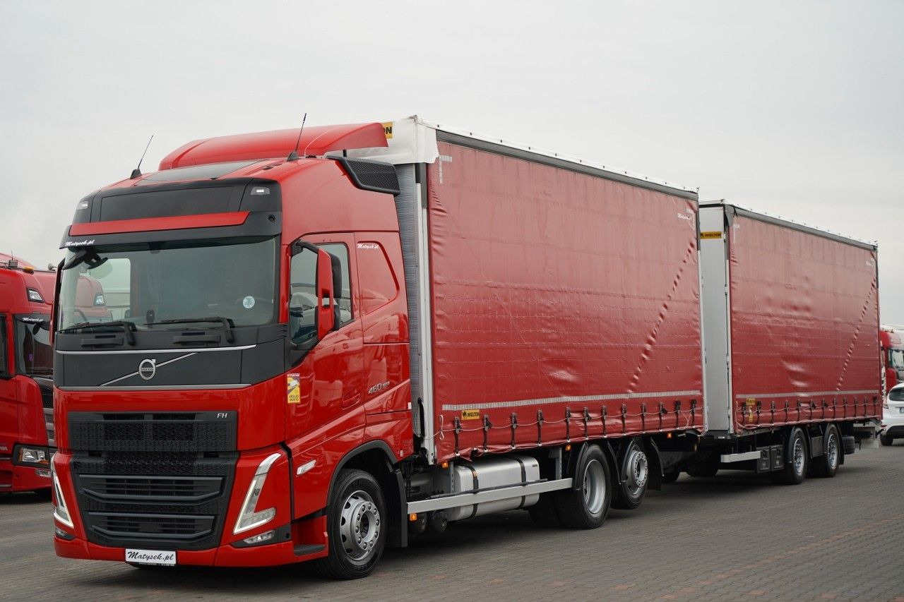 Volvo FH 460 / ZESTAW TANDEM / 120 M3 / PRZEJAZDOWY / - Curtainsider truck: picture 2 Volvo FH 460 / ZESTAW TANDEM / 120 M3 / PRZEJAZDOWY / - Curtainsider truck: picture 2